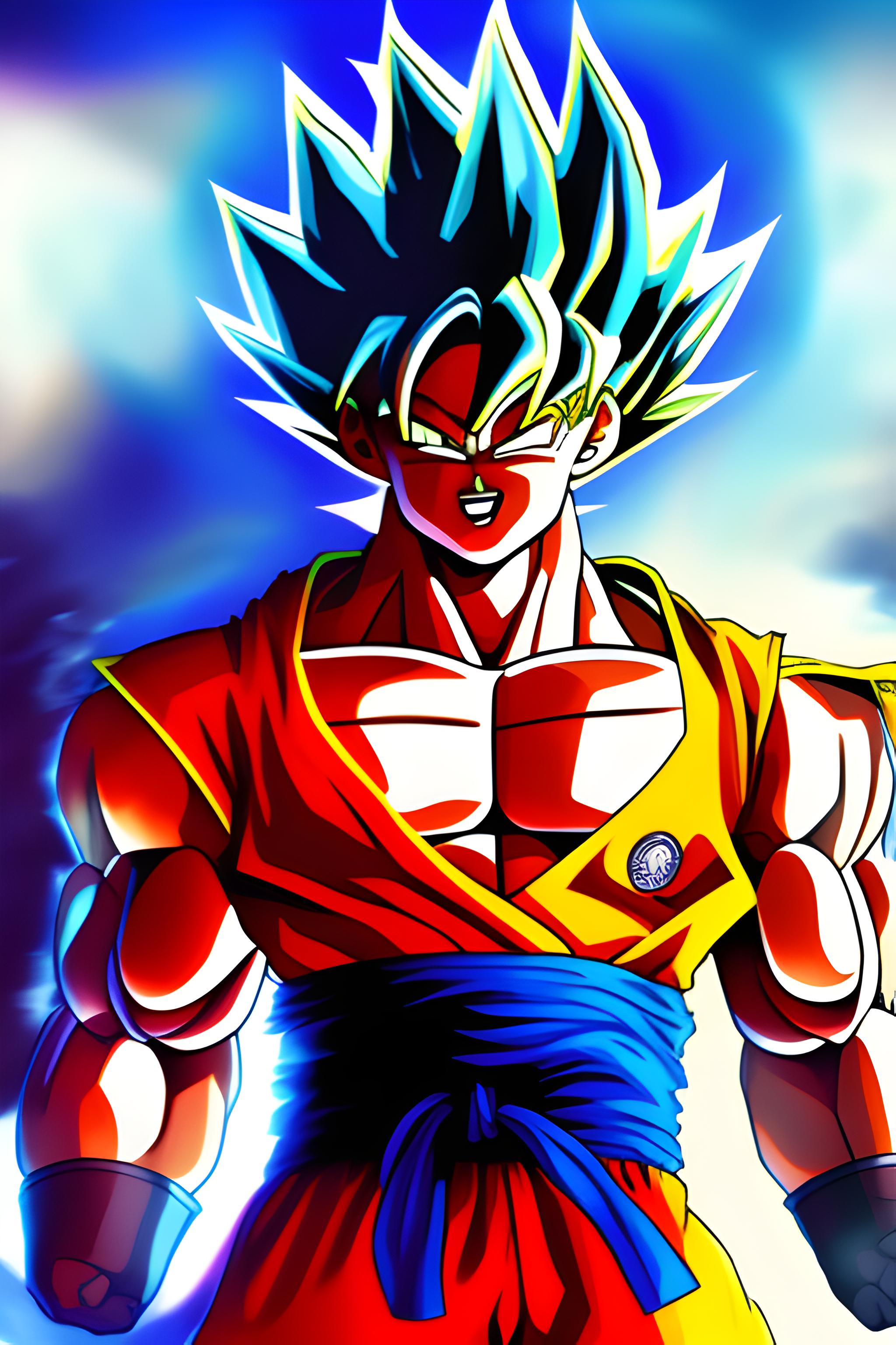 Super saiyan son goku transformation.